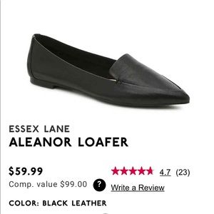 Black Leather Loafers